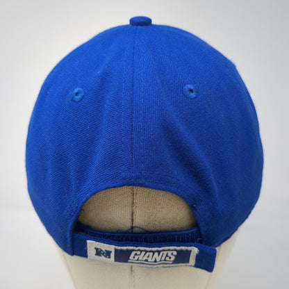 NY Giants NFL New Era 9FORTY Baseball Cap Blue One Size Hat Strapback Curved