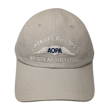 Aircraft Owner's & Pilots Association Slideback Baseball Cap Beige OS Adjustable