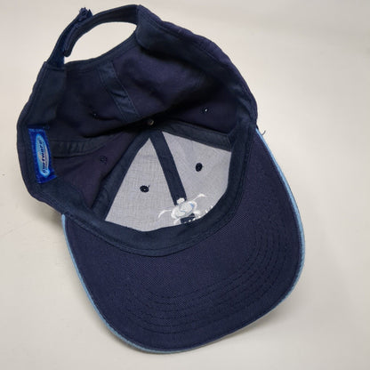 Hawaii Strapback Hat Blue OSFA Adjustable Embroidered Vented Holes Surfware