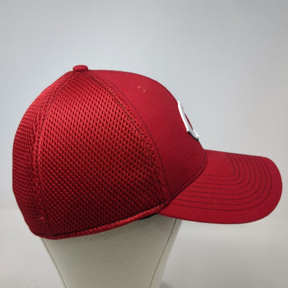 Cincinnati Reds MLB New Era Baseball Cap Red L 39THIRTY Stretch Fit Mesh Hat