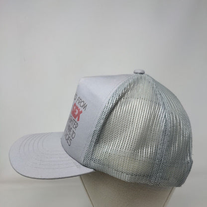 I've Changed From Bowling To Sex Snapback Trucker Hat Gray OSFA Mesh Back