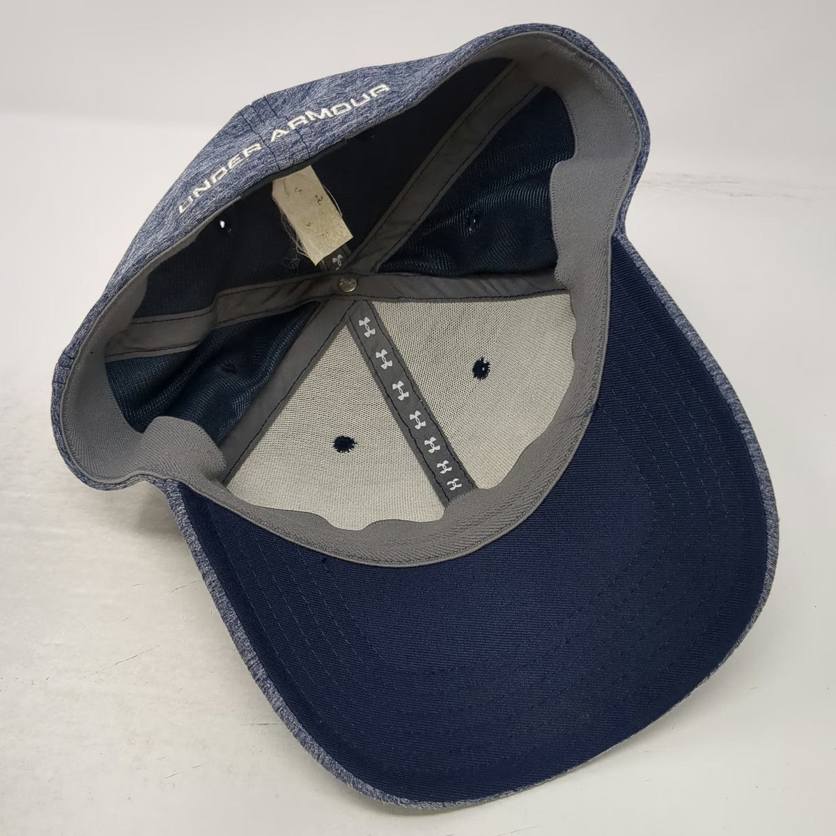 Under Armour Baseball Cap Blue XL Fitted Embroidered Logo Performance Hat