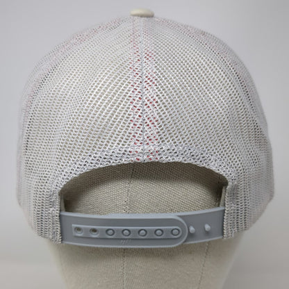 Yupoong Trucker Hat Orange White One Size 5 Panel Mesh Snapback Vivint Home