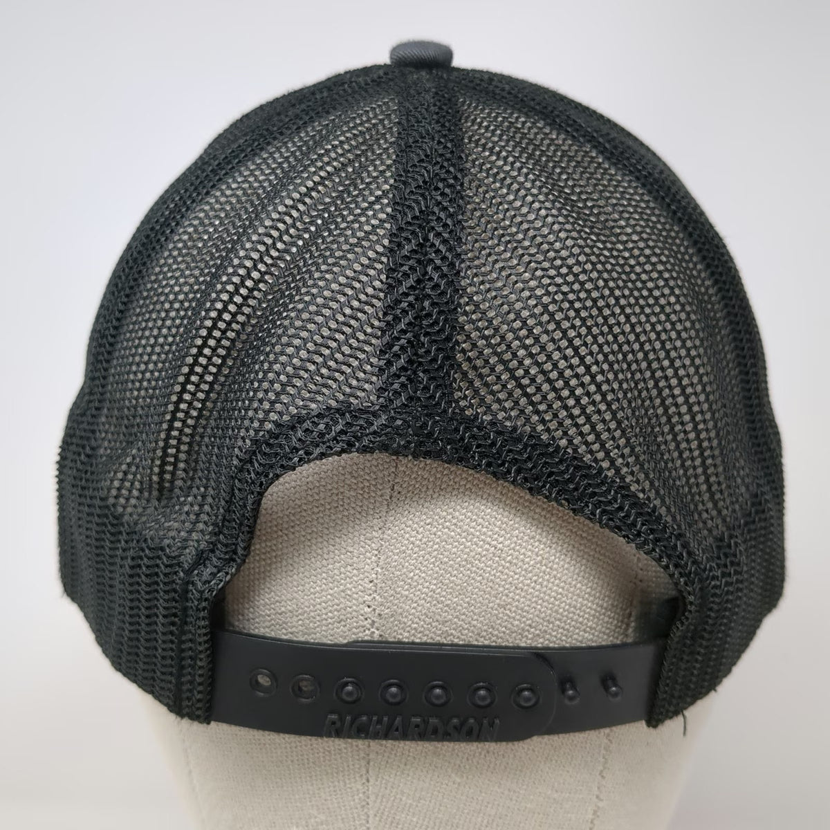 Richardson Trucker Hat Gray One Size Flomatic Valves Mesh Snapback Embroidered