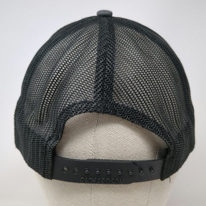 Richardson Trucker Hat Gray One Size Flomatic Valves Mesh Snapback Embroidered
