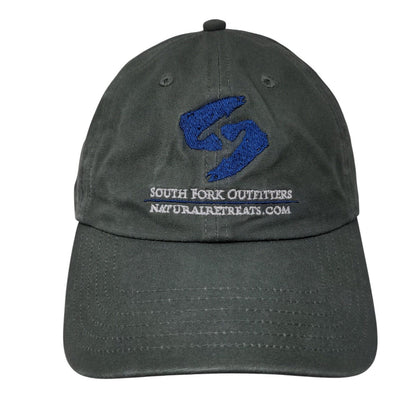 South Fork Outfitters Natural Retreats.Com Slideback Hat Gray OSFA Simms Cotton