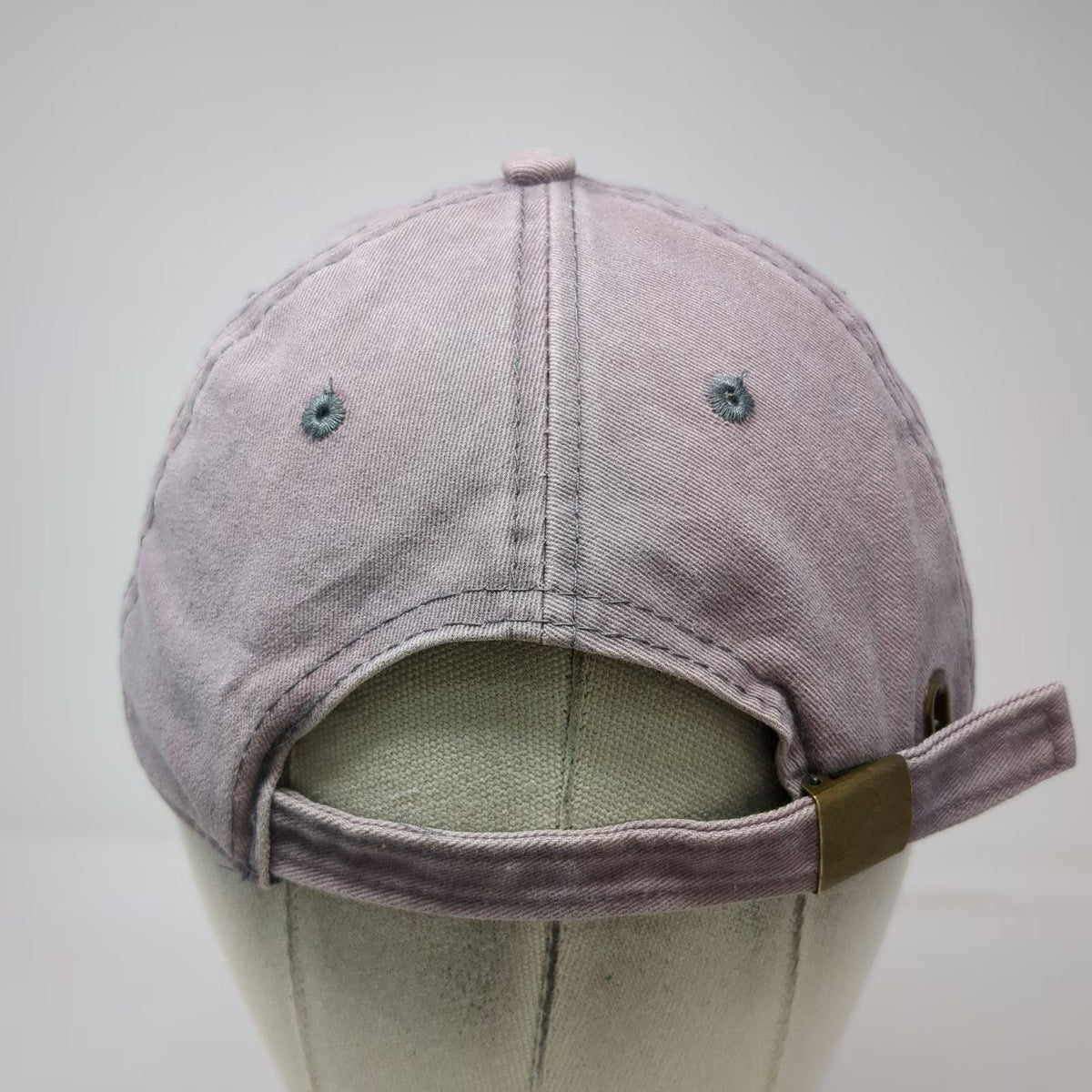 Boston Est 1630 Baseball Cap Gray One Size Embroidered Cotton Slideback Hat