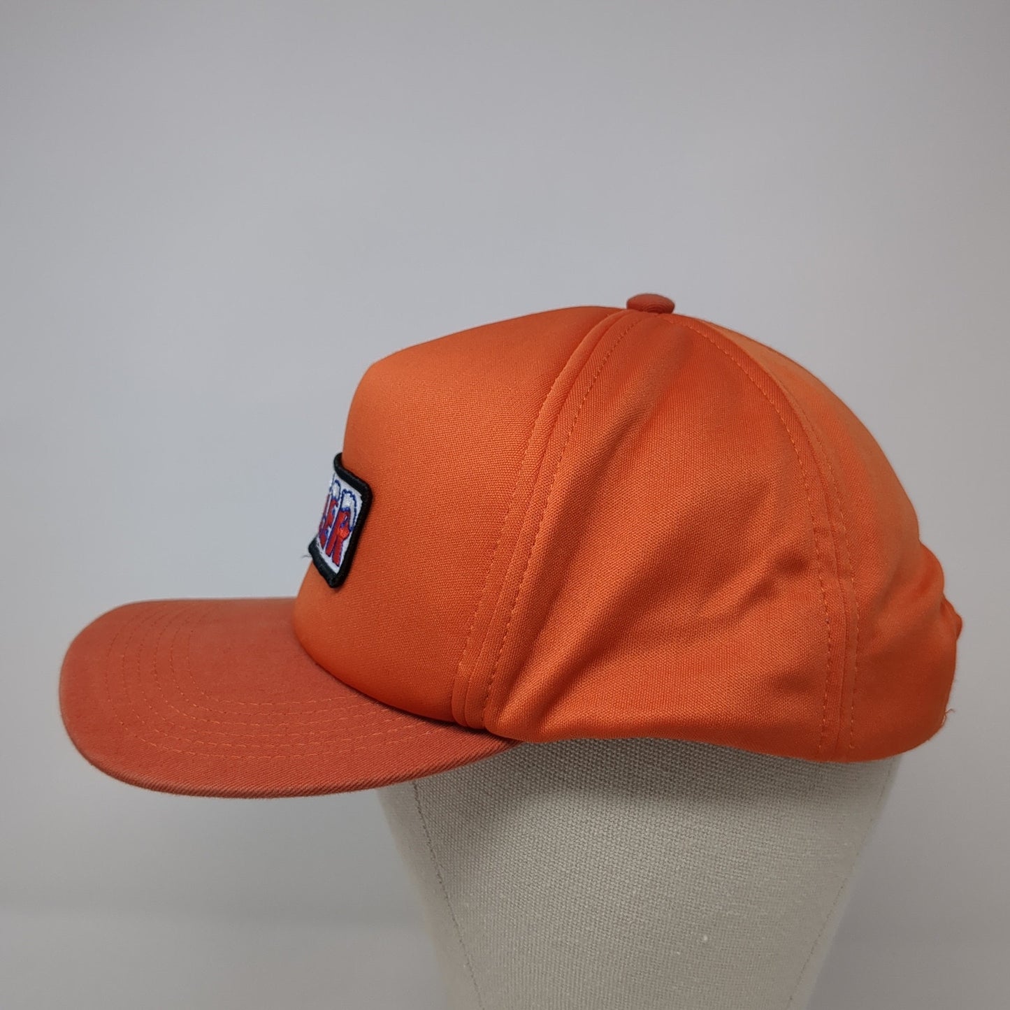 Poler Patch Snapback Hat Orange One Size Camp Vibes Adjustable Outdoor