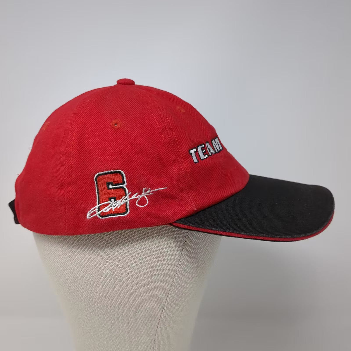 Team Penske Racing Hat 2004 Red Black OS Sam Hornish Jr Helio Castroneves Cap