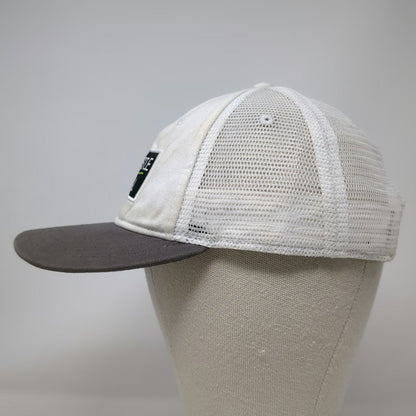 Run Before the Sun Co. Trucker Hat White One Size Hustle Is Real Mesh Snapback