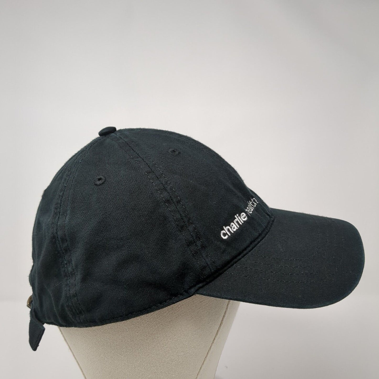 Charlie Health Slideback Hat Black One Size Adjustable Cap America