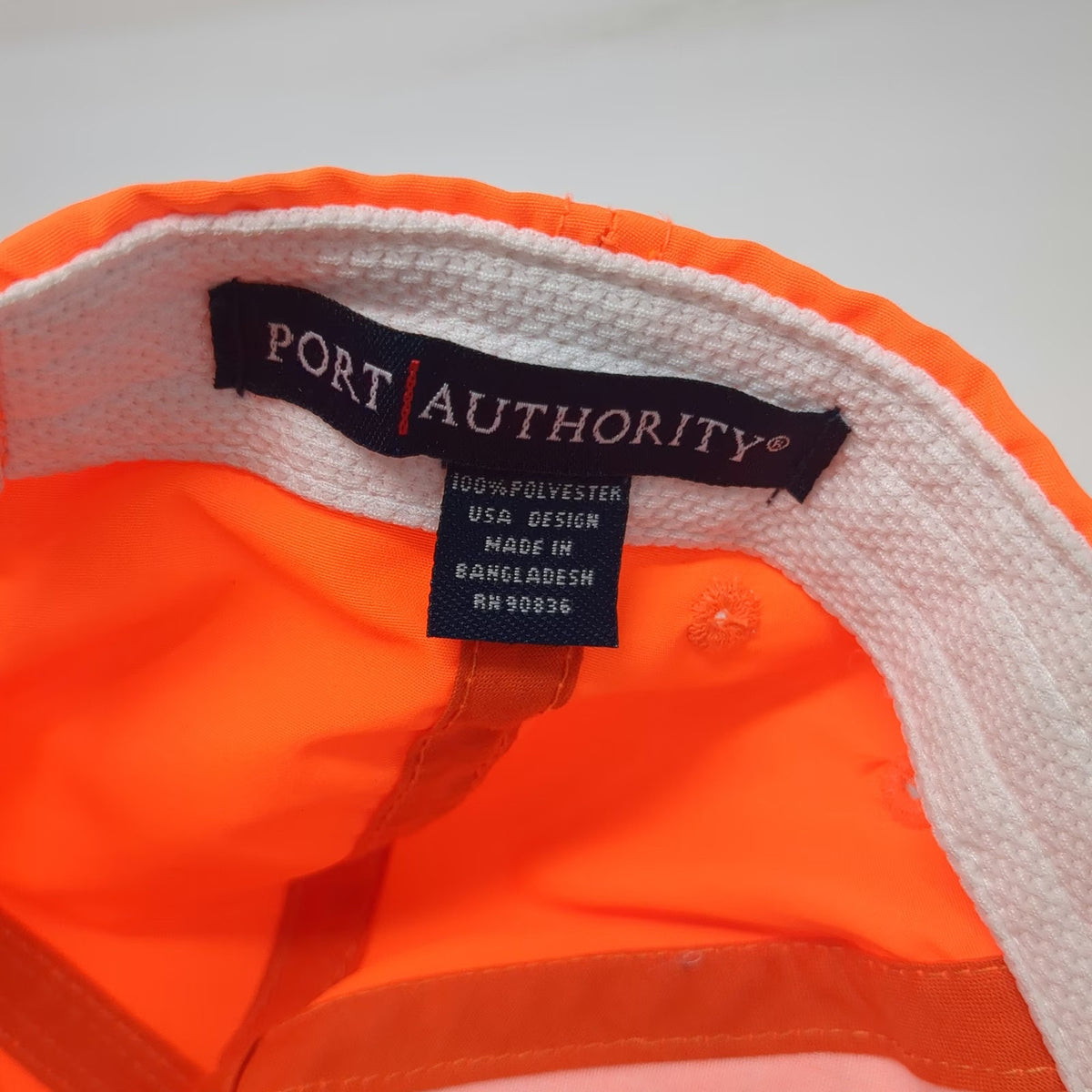 Port Authority Baseball Cap Orange One Size Reflective Sutter County Hunt Hat