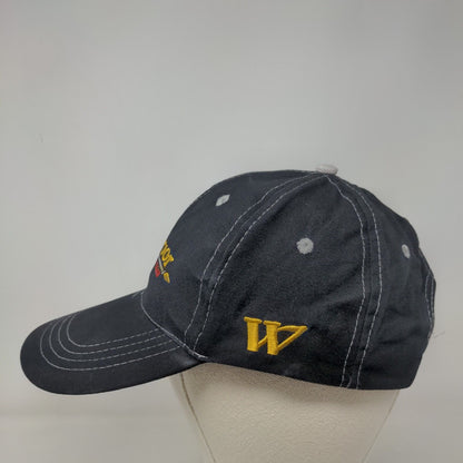Warrior Custom Golf Strapback Hat Black One Size Adjustable Embroidered