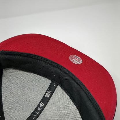 New York Yankees MLB New Era Snapback Hat Black S/M Triple Logo Red Gray White