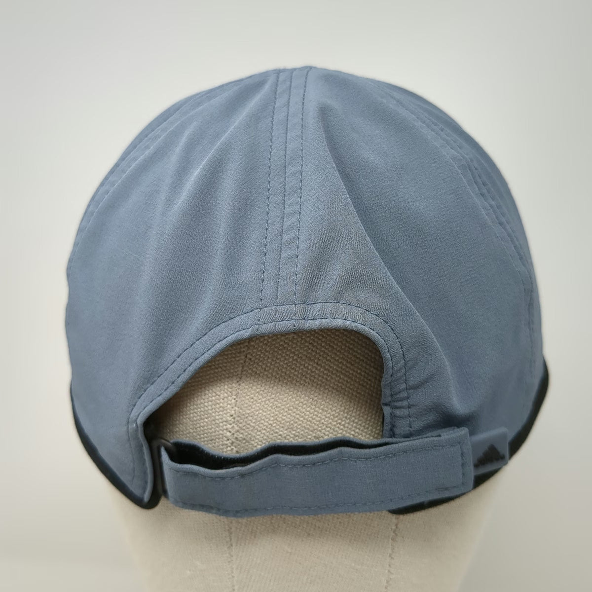 Adidas Baseball Cap Blue One Size Climalite Performance Strapback Logo Hat