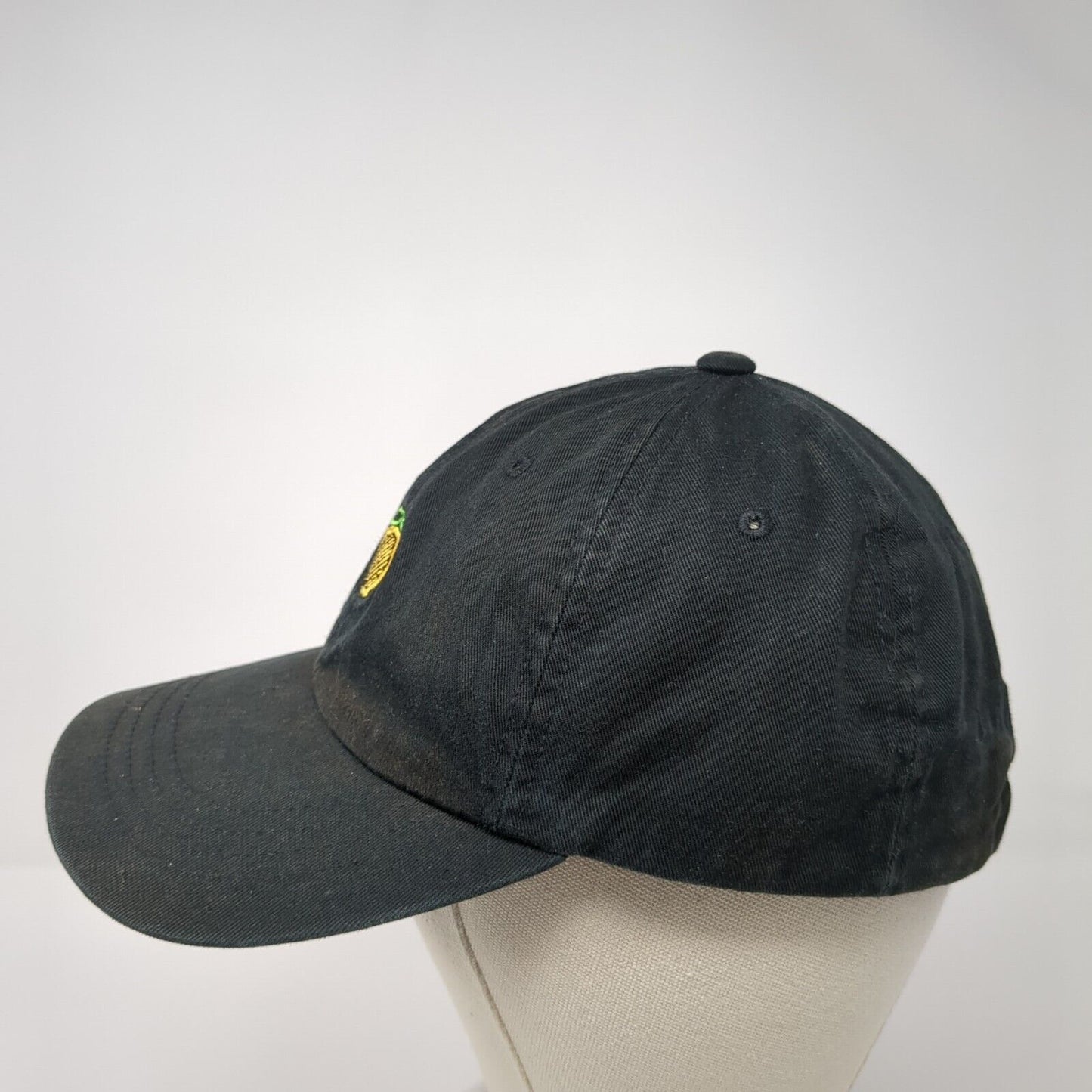 LV Snapback Baseball Cap Black One Size Adjustable Embroidered Classics Yupoong