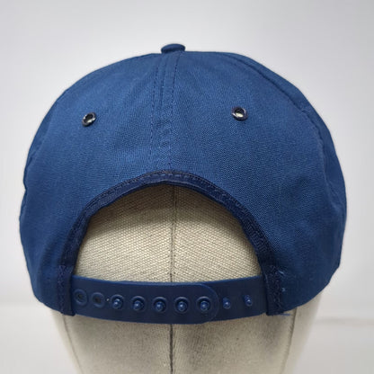 Master Dexter Lock Open A New Door 5 Panel Blue Snapback Hat USA Logo Vintage