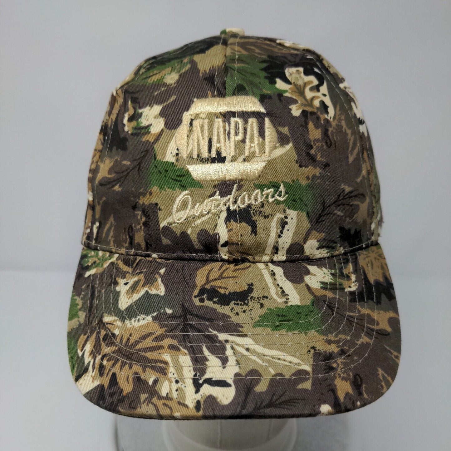 NAPA Outdoors Strapback Hat Camouflage OSFM Adjustable Embroidered