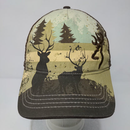 Browning Snapback Trucker Hat Camouflage OS Adjustable Embroidered Mesh Back