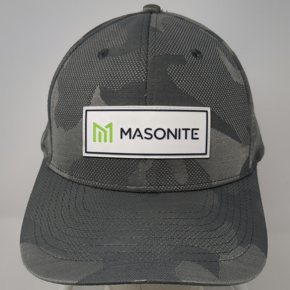 PSG Snapback Gray Camo One Size Hat Masonite Logo Textured Polyester Casual Cap