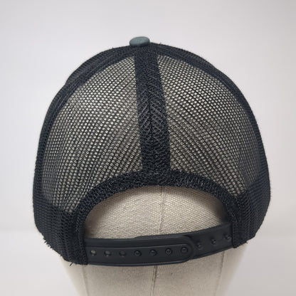 Nadalie USA Snapback Trucker Hat Black One Size Adjustable Mesh Back 6 Panel