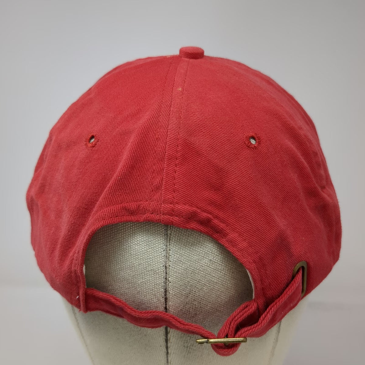 Troon Golf Old Works Cap Red Jack Nicklaus Golden Bear Slideback Hat Vintage