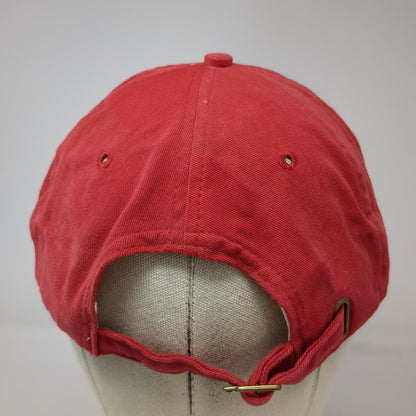 Troon Golf Old Works Cap Red Jack Nicklaus Golden Bear Slideback Hat Vintage