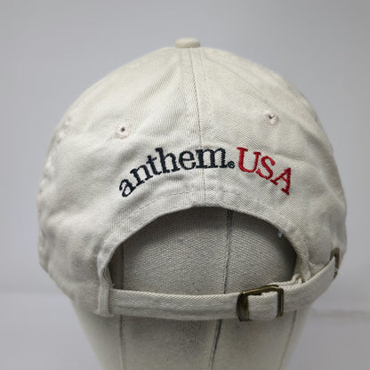 Alternative Apparel Baseball Cap Beige One Size I Heart Anthem USA Cotton Hat