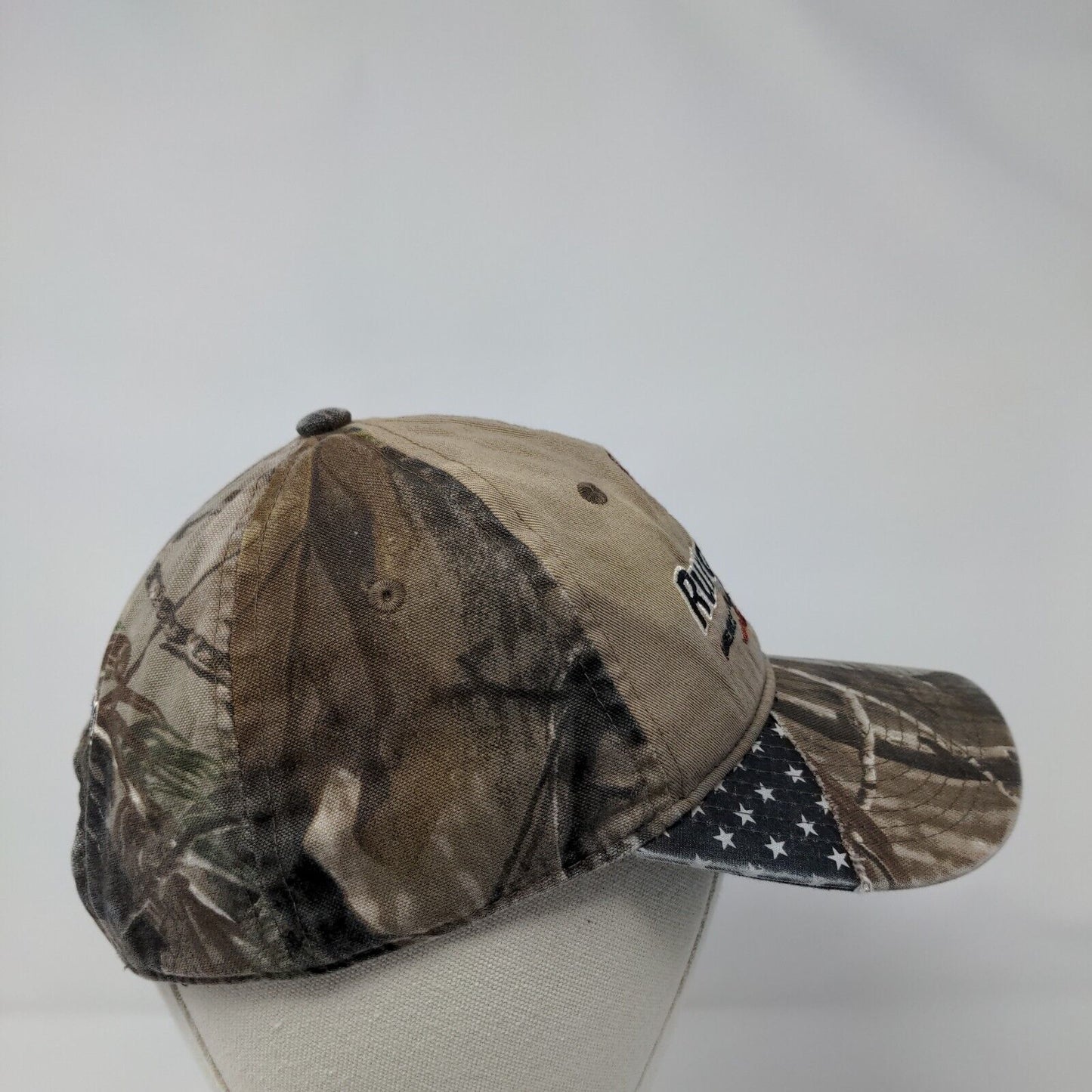 Rural King America's Farm And Home Store Snapback Hat Camouflage OSFM Patriotic