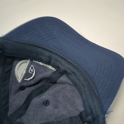 M.C.W. Perigee Group Blue OSFM Baseball Cap Slideback Washed Cotton Twill Hat