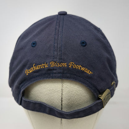 H.S. Trask & Co Baseball Cap Blue One Size Floatplane Bison Footwear Cotton Hat