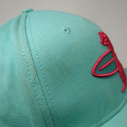Everyday California 5 Panel Blue One Size Pink Bear Surfboard Snapback Hat
