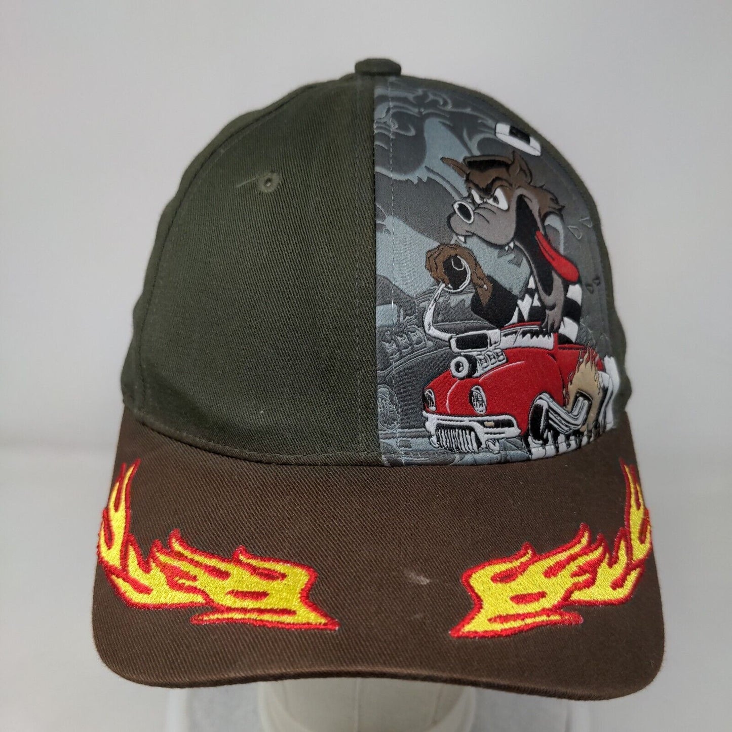 No Boundaries On The Run Flame Slideback Hat Multi OSFA Embroidered