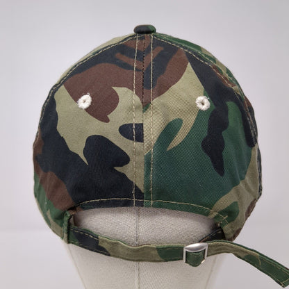 USA Flag Patch Slideback Hat Camo One Size Adjustable Signatures