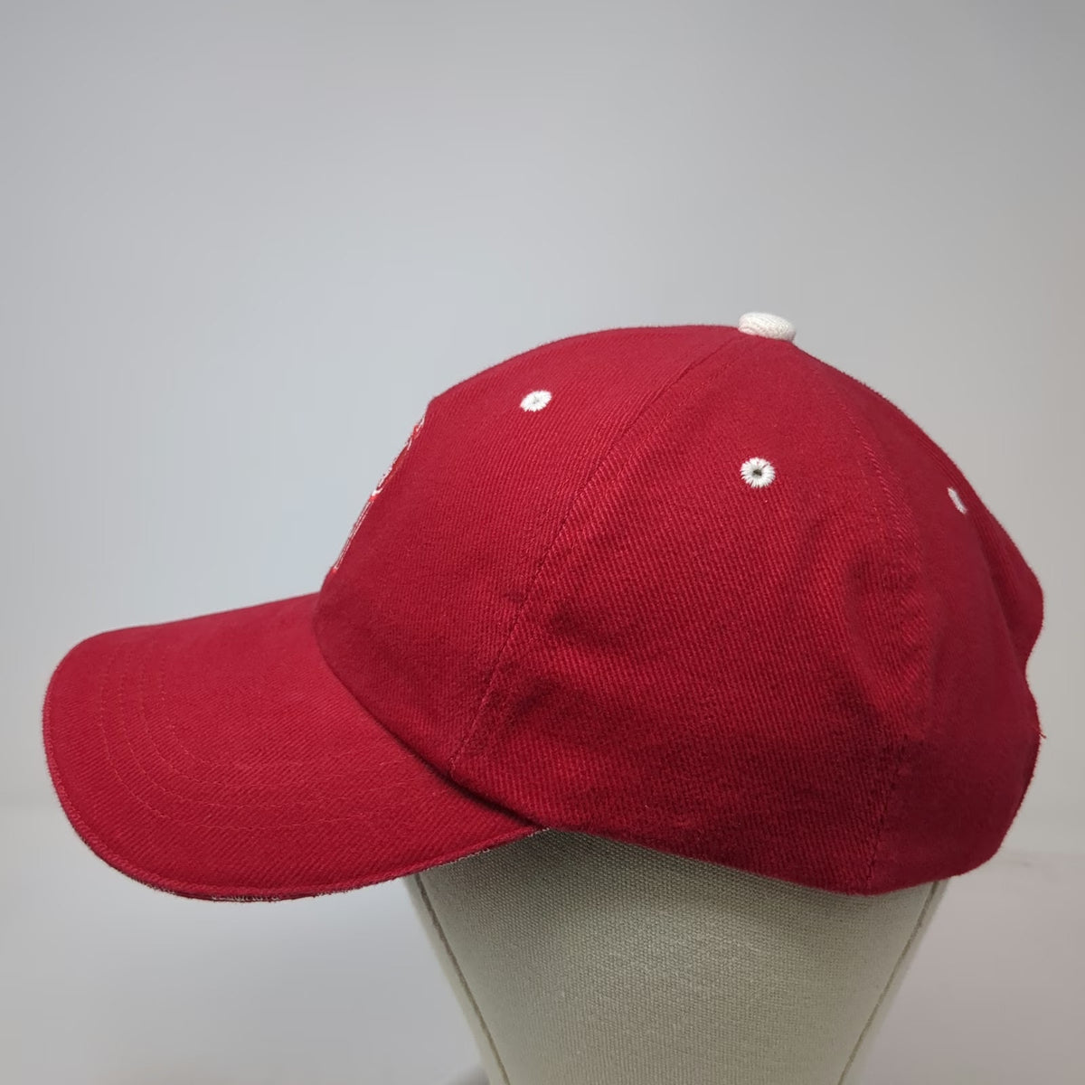 Kenworth Baseball Cap Red One Size Embroidered Logo Strapback Trucking Hat