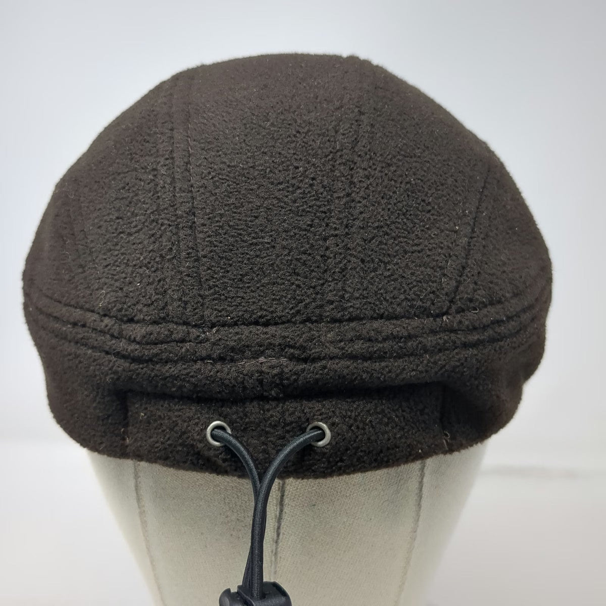 Stussy Baseball Cap Brown One Size Fleece 5 Panel Embroidered Logo Toggle Hat