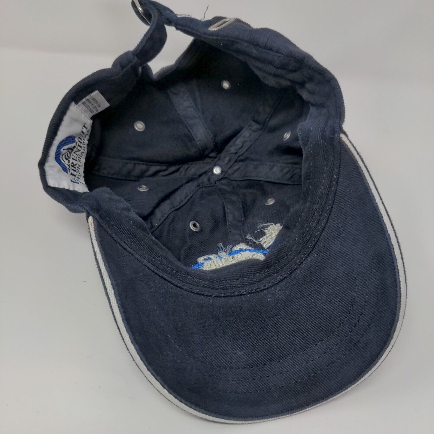 Air St. Luke's Slideback Hat Blue OSFA Adjustable Embroidered Fahrenheit