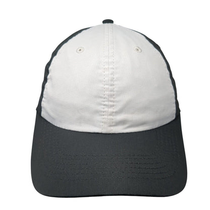 Imperial Strapback Hat Gray One Size Adjustable Colorblock Plaid Blank