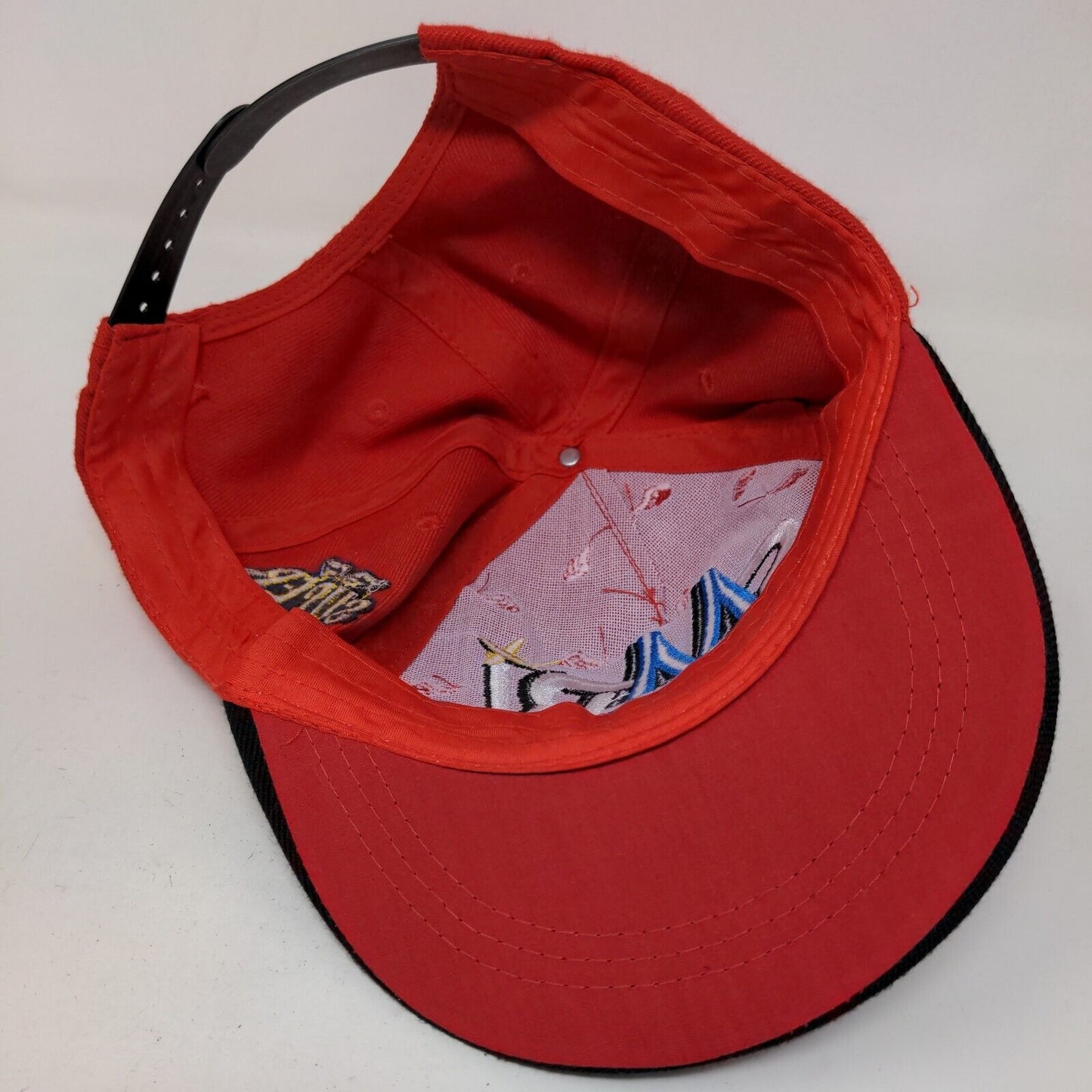 Unbranded Boy's Snapback Hat Red Adjustable Embroidered SMBI Logo Wings