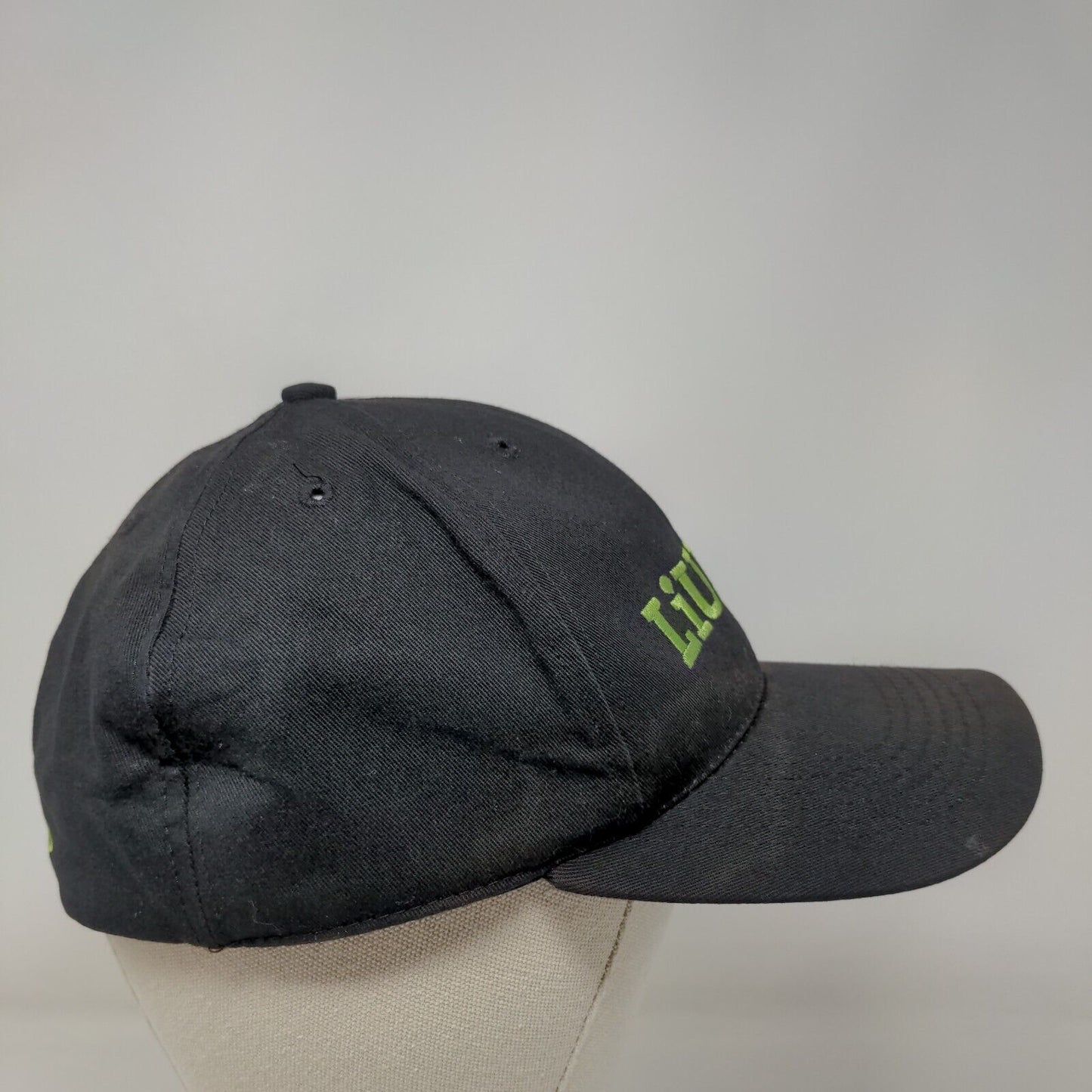 Liuna! Local 120 Fitted Hat Black Large Embroidered USA Flag Patriotic 6 Panel