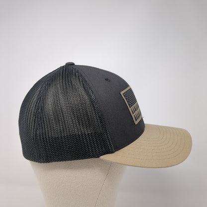 Tree Flag Fitted Trucker Hat Multicolor L/XL Adjustable Mesh Back Columbia