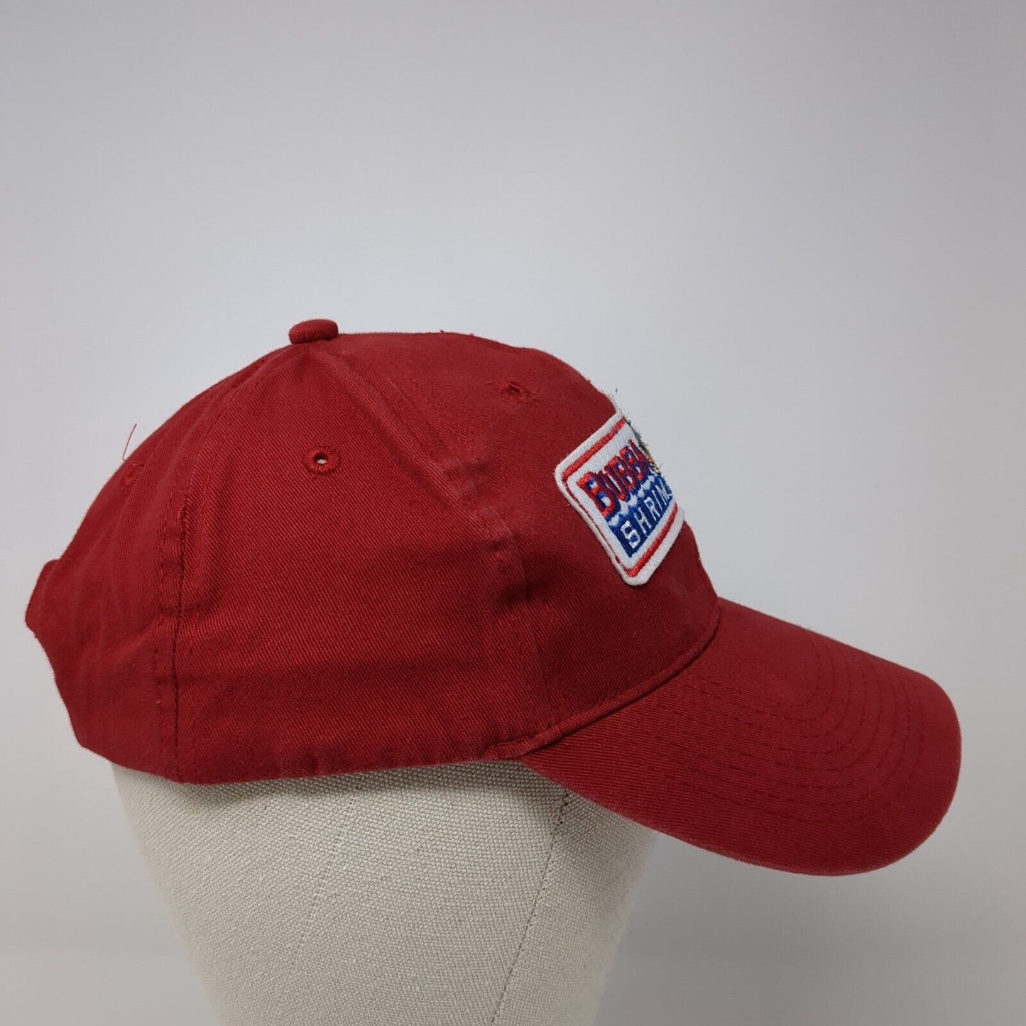 Bubba Gump Shrimp Co. Snapback Hat Red OS Adjustable Embroidered 6 Panel