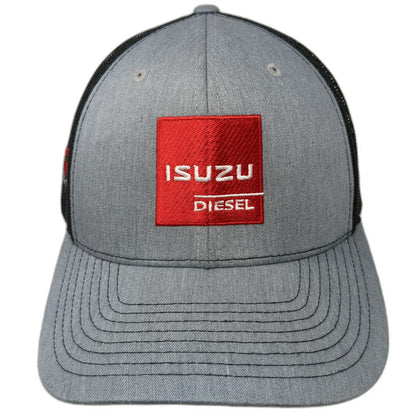 Richardson Trucker Hat Gray One Size Isuzu Diesel Mack Boring Parts Co.