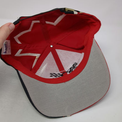 Kati Baseball Cap Red One Size Boole & Babbage Kickoff 99 Checkered Flags Hat