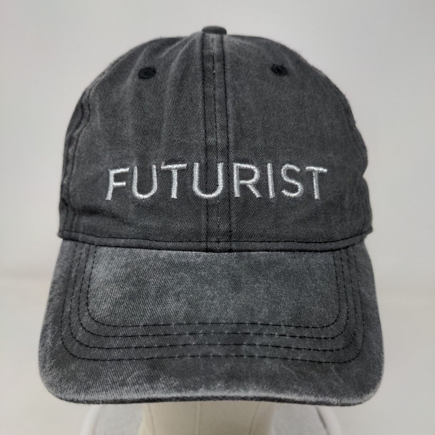 Futurist Slideback Hat OS Gray Embroidered W/Tags Authentic American Heritage