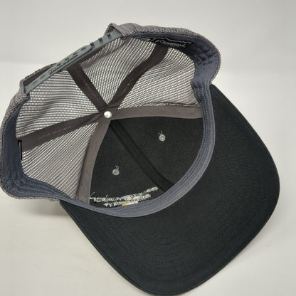 Clearwater Custom Snapback Mesh Back Trucker Hat Gray One Size 6 Panel