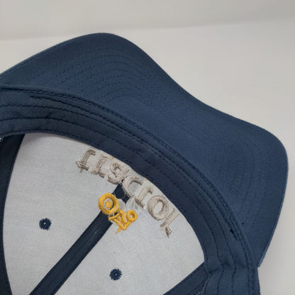 Tractor Beverage Co. Snapback Trucker Hat Blue One Size The Classics Yupoong