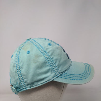 Life Is Good Slideback Hat Greenish-Blue One Size Embroidered 6 Panel