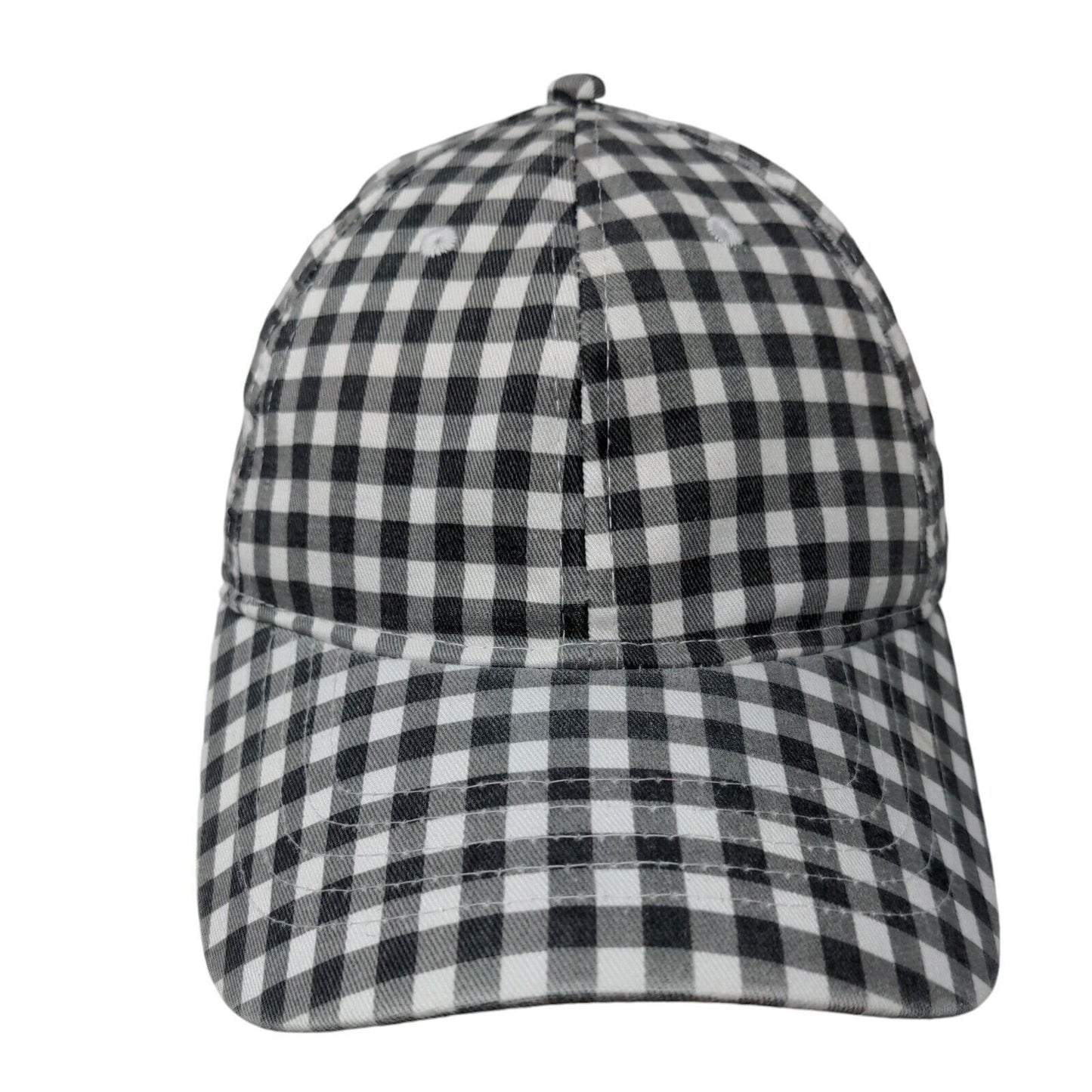 Unbranded Strapback Hat Multicolor OSFM Adjustable Check Gingham