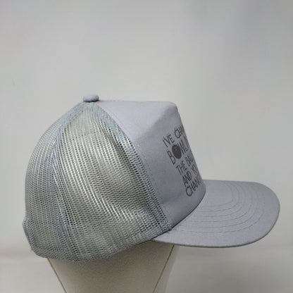 I've Changed From Bowling To Sex Snapback Trucker Hat Gray OSFA Mesh Back